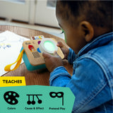 Baby Einstein + Hape Learning Lens Toy Camera, Ages 6+ Months