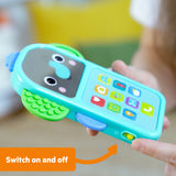 Bright Starts Elephone Telephone Toy for Mini-Me Fun with Music and Playful Sound Effects