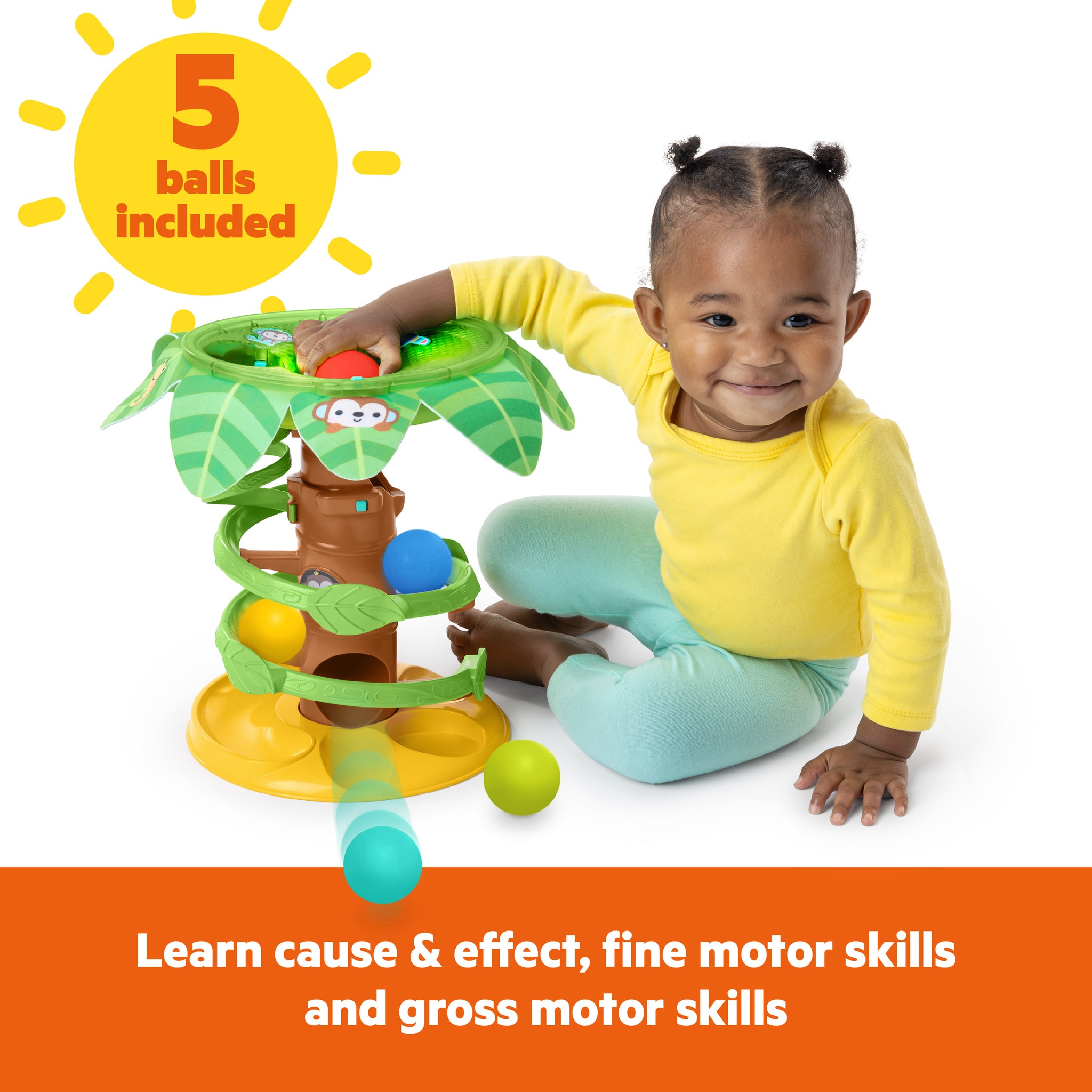 Tropical Twirl Ball Play Toy with Lights Music – Kids2, LLC