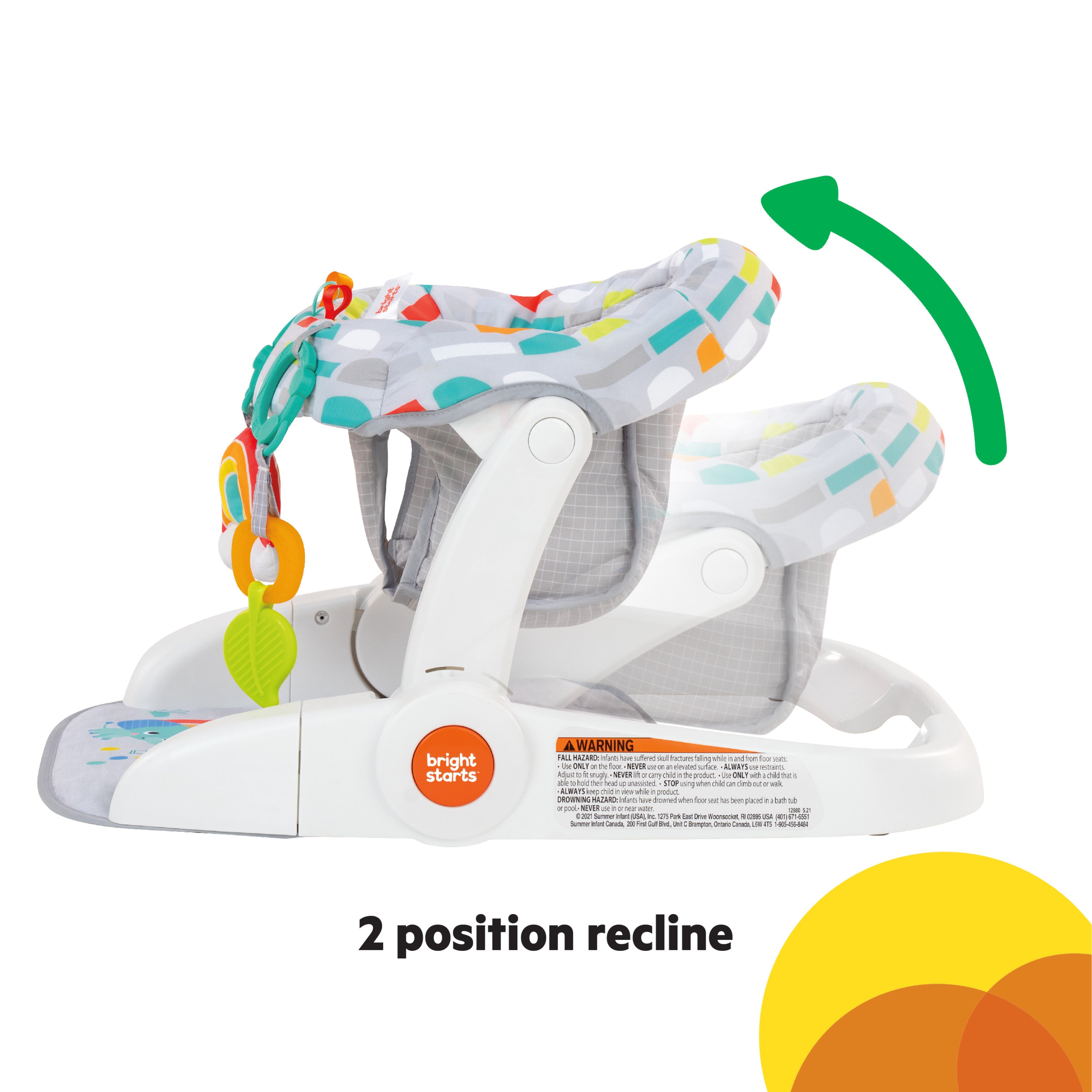 summer infant ri Playful Paradise Learn-to-Sit 2-Position Floor Seat – Kids2, LLC