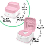 Ingenuity Prepare to Potty 3-in-1 System - Pink