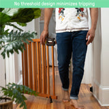 Ingenuity The Stairway 48W Series Pet and Baby Gate, Openings 30"-48" Wide, 32"Tall - Brown