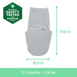 SwaddleMe by Ingenuity All Season Swaddle, Size 0-3 months, 1pk - Stardust