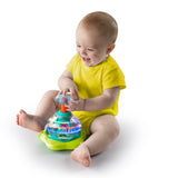 Bright Starts Press & Glow Spinner Cause and Effect Musical Baby Toy
