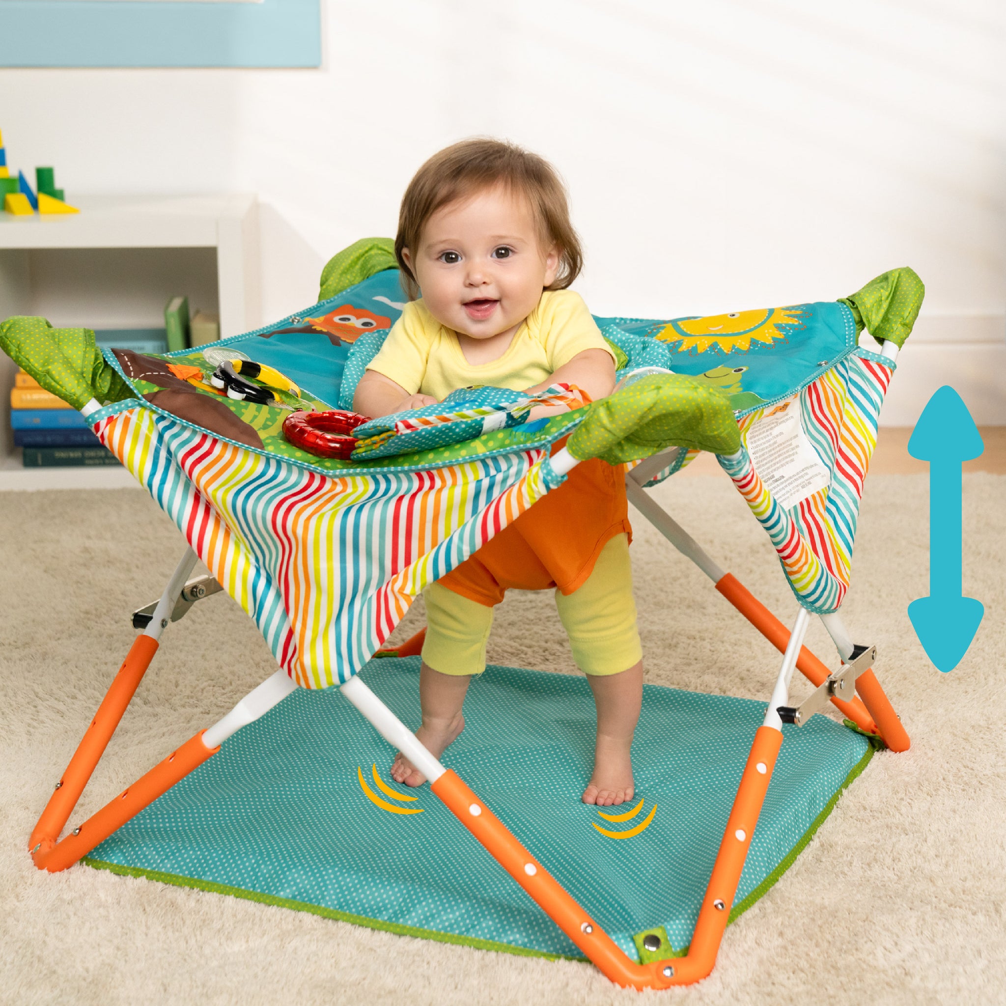 置物 BABIES Qaba Childrens Toy Storage & Bin Organizer with 3 Separate