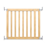 The Doorway 36S Series Custom Collection Pet and Baby Gate, Openings 30-36" Wide, 22" Tall - Natural Wood