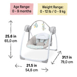 Ingenuity Comfort 2 Go Portable Swing - Endless Bloom