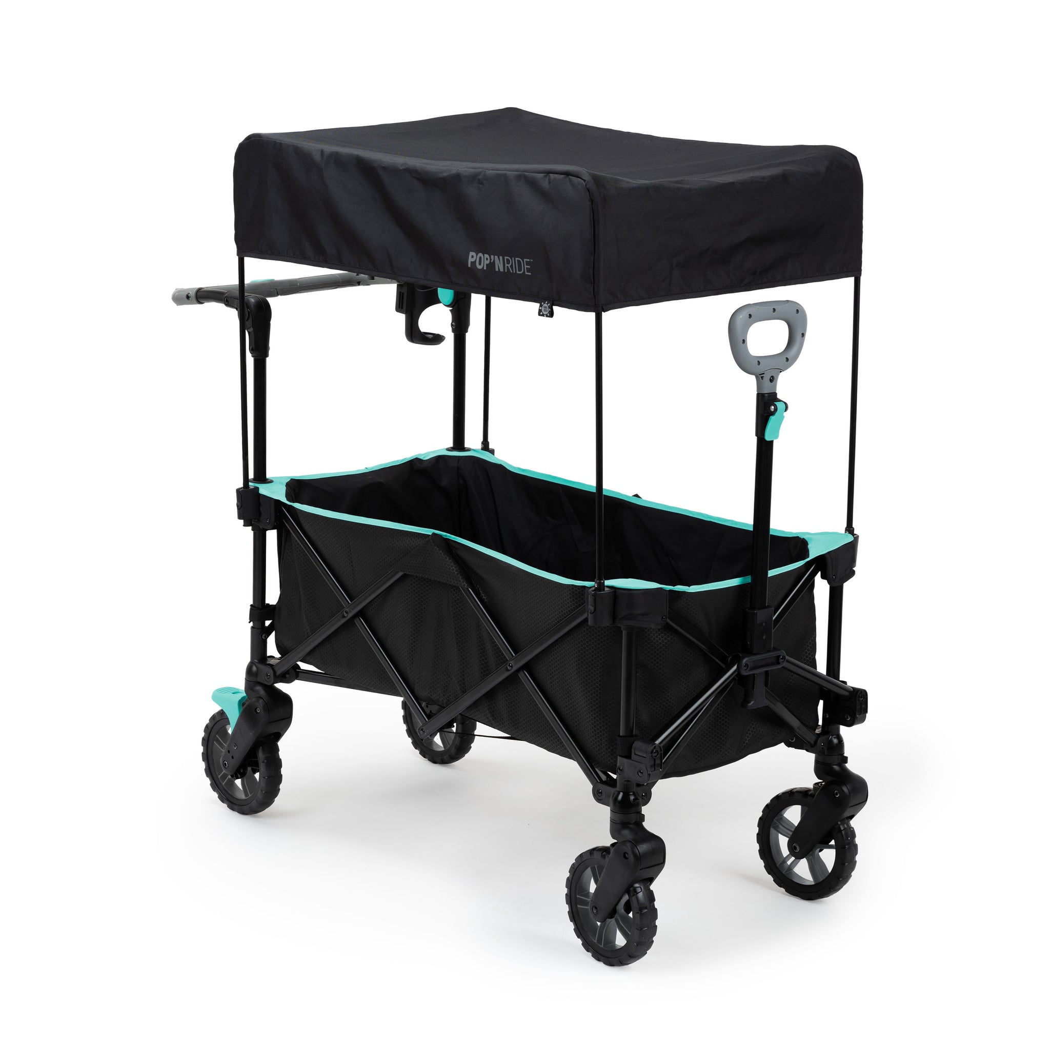 Summer by Ingenuity Pop 'N Ride Stroller Wagon Black Teal