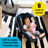 Baby Einstein Sea Dreams Seahorse Plush Soother Toy, with Music and Lights - Pink