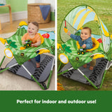 Bright Starts John Deere Pop 'N Jump Portable Activity Jumper, Unisex, 6M+