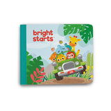 Bright Starts Adventure Safari Bus 5-Piece Gift Set, On-the-Go Baby Toys, Unisex, 0-6 Months+