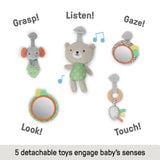 Ingenuity Every Season Plush Lambswool Baby Play Gym - Natural