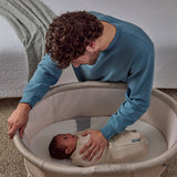 SwaddleMe by Ingenuity Swaddle & Secure Sleep System, Stage 1 Newborn Pod with Back-Sleep Positioning Strap