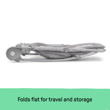 2-in-1 Bouncer & Rocker Duo - Light Gray Tweed