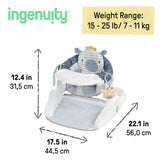 Ingenuity Prop Spot Learn-to-Sit Floor Seat - Casi