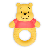 Disney Winnie the Pooh Natural Rubber Teether Toy by Bright Starts, Unisex, Ages 3 Months & Up