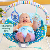 Bright Starts Disney Baby Stitch Ohana Paradise Vibrating Bouncer