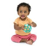 Bright Starts Oball Easy Grasp Baby Rattle Ball Toy in Teal, 4"