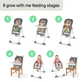 Ingenuity Full Course 6-in-1 High Chair - Astro - Baby to 5 Years