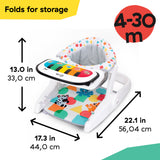 Baby Einstein Tappin' Tunes Learn to Sit 4-in-1 Floor Seat, Ages 4+ Months