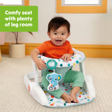 Bright Starts Learn-to-Sit 2-Position Baby Floor Seat with Elephant Toy, Unisex, 4-12 Months