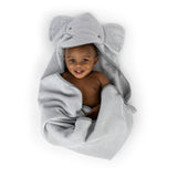 CLEAN & CUDDLY HOODED CHARACTER TOWEL - GRAZER & CLEAN & CUDDLY 6-PACK TERRY WASHCLOTH SET - GRAZER & CLEAN