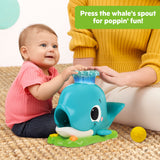 Bright Starts Silly Spout Whale Popper Toy for 6 Months and Up
