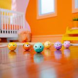 Bright Starts Giggables Roll & Chase Pals, Animal Characters, 6-Pack