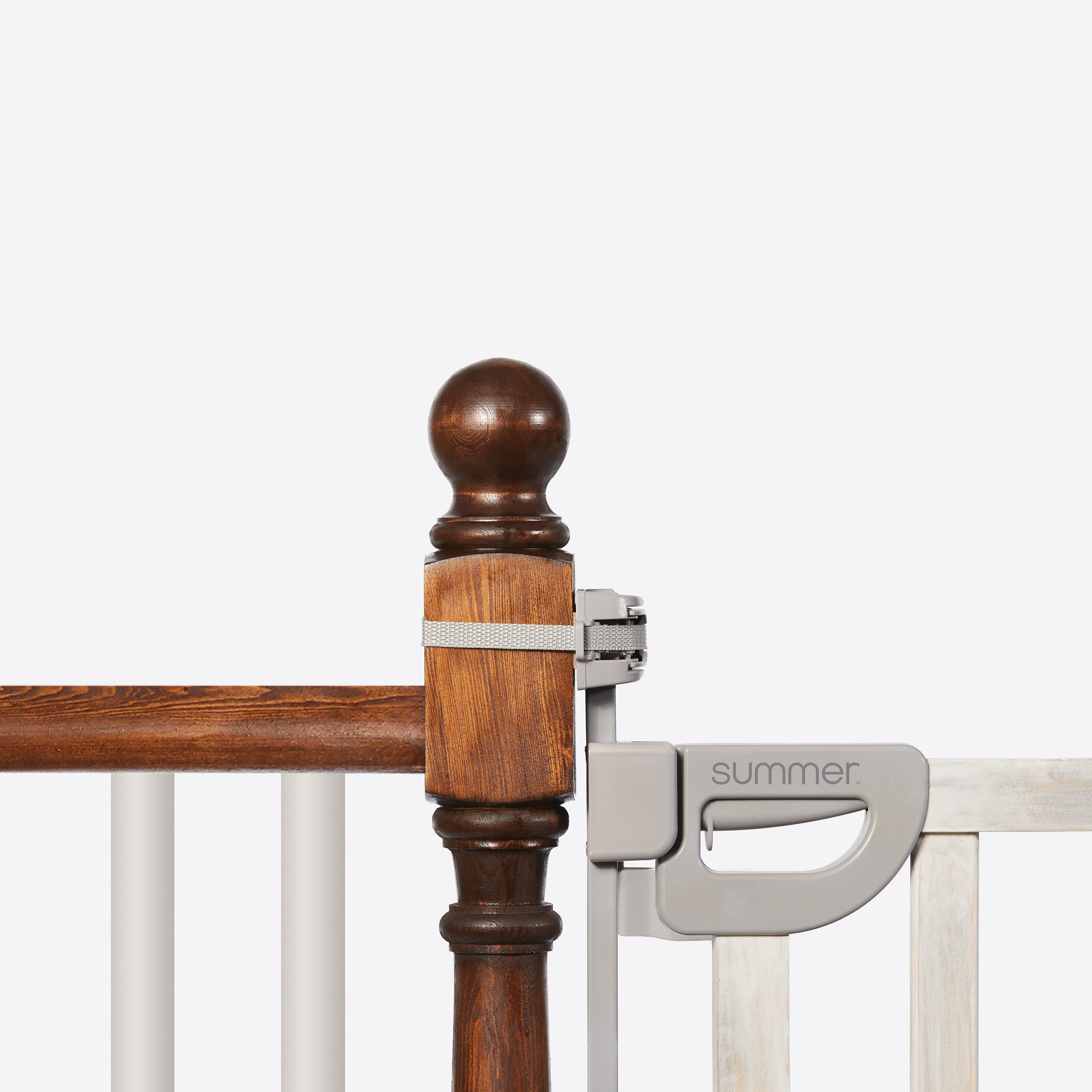summer infant banister to wall Wood Banister & Stair Pet and Baby Gate, Openings 33- 46 Wide – Kids2, LLC