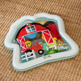 Baby Einstein Farm Explorers Cal's Sensory Barn Tummy Time Water Mat, Ages 0-36 Months
