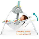 Bright Starts Playful Paradise Portable Compact Baby Swing, Unisex