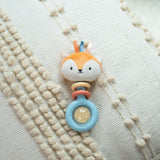 Ingenuity Kitt Ring Rattle for Baby, Plant-Based Materials