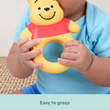 Disney Winnie the Pooh Natural Rubber Teether Toy by Bright Starts, Unisex, Ages 3 Months & Up
