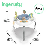 Ingenuity Chambray 2-in-1 Baby Jumper and Activity Center, Ages 6 -24+ Months