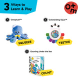 Baby Einstein Ocean Explorers Opuss Sensory Seas Baby Toy Gift Set, 3-Piece, Ages 3+ Months