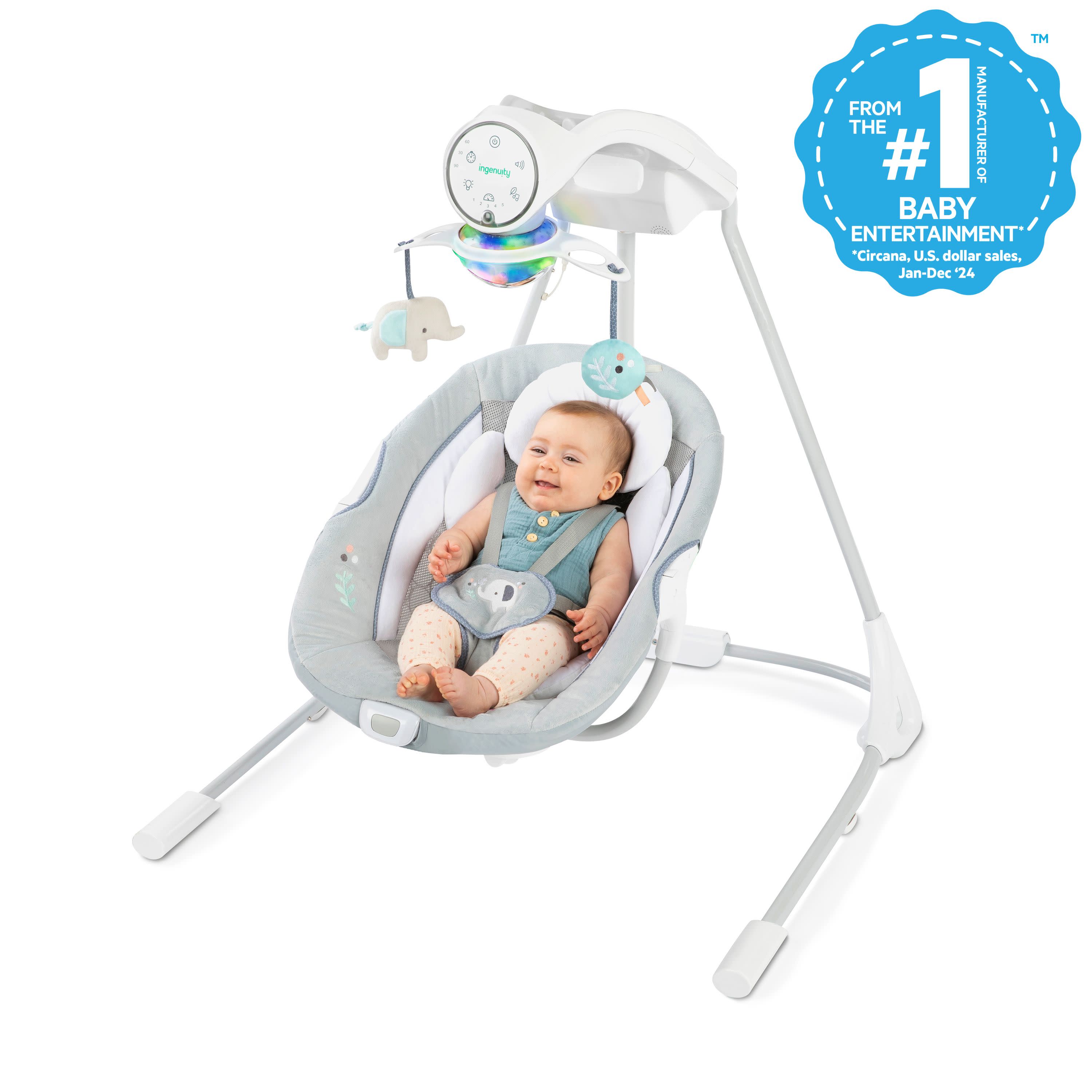 Inlighen InLighten Soothing Swing - Dakota – Kids2, LLC