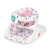 Bright Starts Learn-to-Sit 2-Position Baby Floor Seat with Toys, Unisex, 4-12 Months - Pink