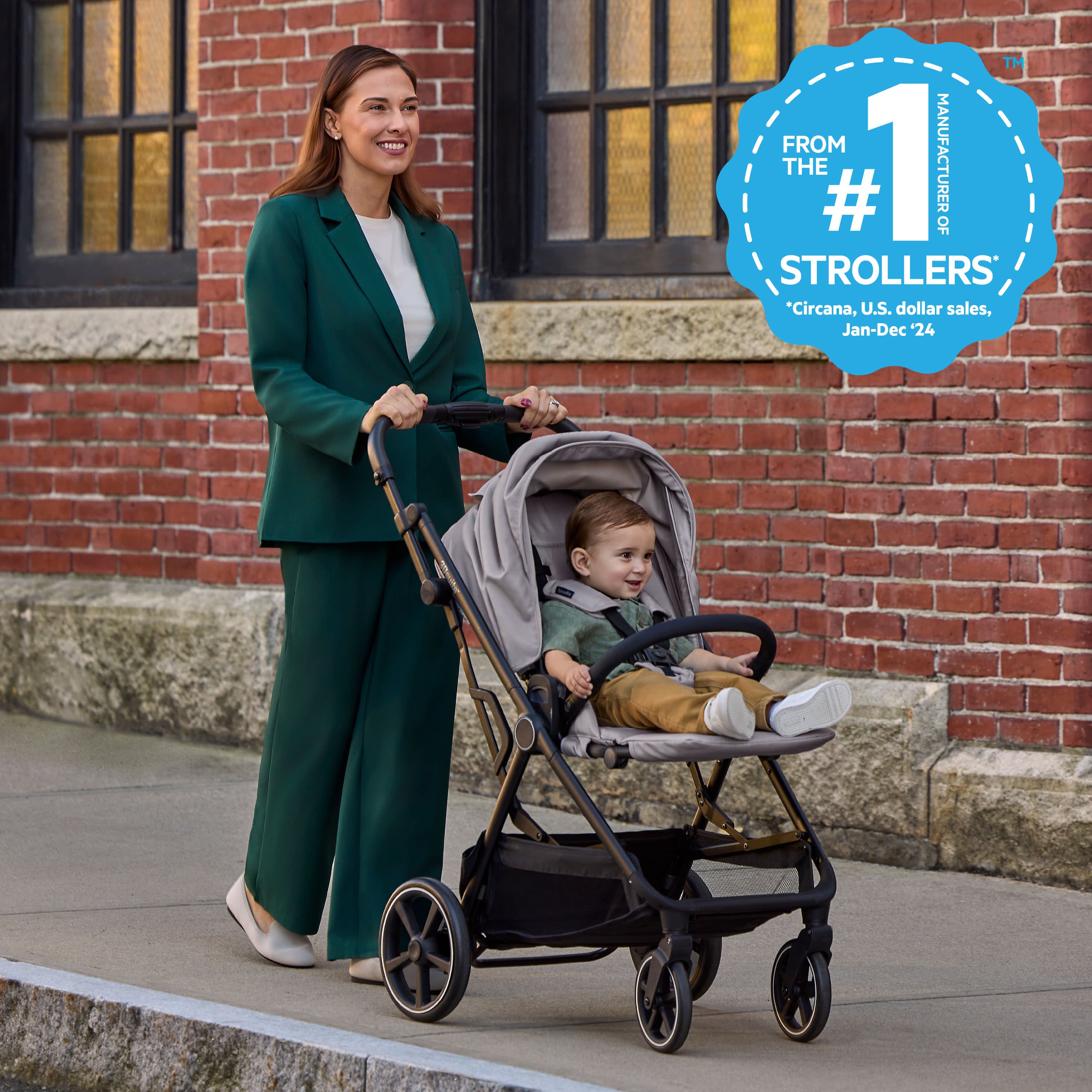 modular baby stroller Ingenuity 3DSuite Modular Stroller with Reversible Seat, One-Hand Fold, Car Seat Compatible & Extra-Large Storage