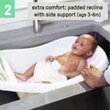 Summer by Ingenuity Comfy Clean Deluxe Newborn to Toddler Tub