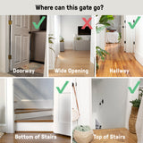 The Doorway 42W Series Pet and Baby Gate, Openings 28"- 42" Wide, 30" Tall - Espresso