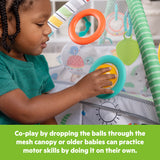 Bright Starts 5-in-1 Your Way Ball Play Baby Activity Gym & Ball Pit, Totally Tropical