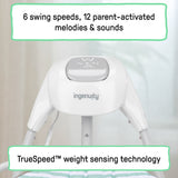Ingenuity SimpleComfort Piano Playtime 4-in-1 Baby Swing & Rocker