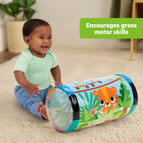 Bright Starts Roll-Along Rainforest Baby Toy, Push & Crawl Activity Toy with Rattle Balls