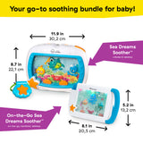 Baby Einstein 2-in-1 Sea Dreams Soother On-the-Go Gift Set, Ages Newborn and Up