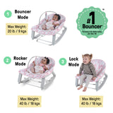 Ingenuity Keep Cozy 3-in-1 Grow with Me Baby Bouncer, Rocker & Toddler Seat - Lily