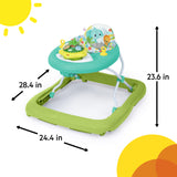 Bright Starts Wanderlights 2-in-1 Baby Walker, Blue Green