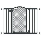 The Doorway 42W Series Pet and Baby Gate, Openings 28"-42" Wide, 30" Tall, Grey
