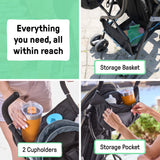 3Dmini Convenience Stroller - Dusty Blue