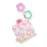 ity by Ingenuity Soft Book, 4 Plush Pages, Crinkle, BPA-Free Toy Attachment, For Ages Newborn and Up - Deni