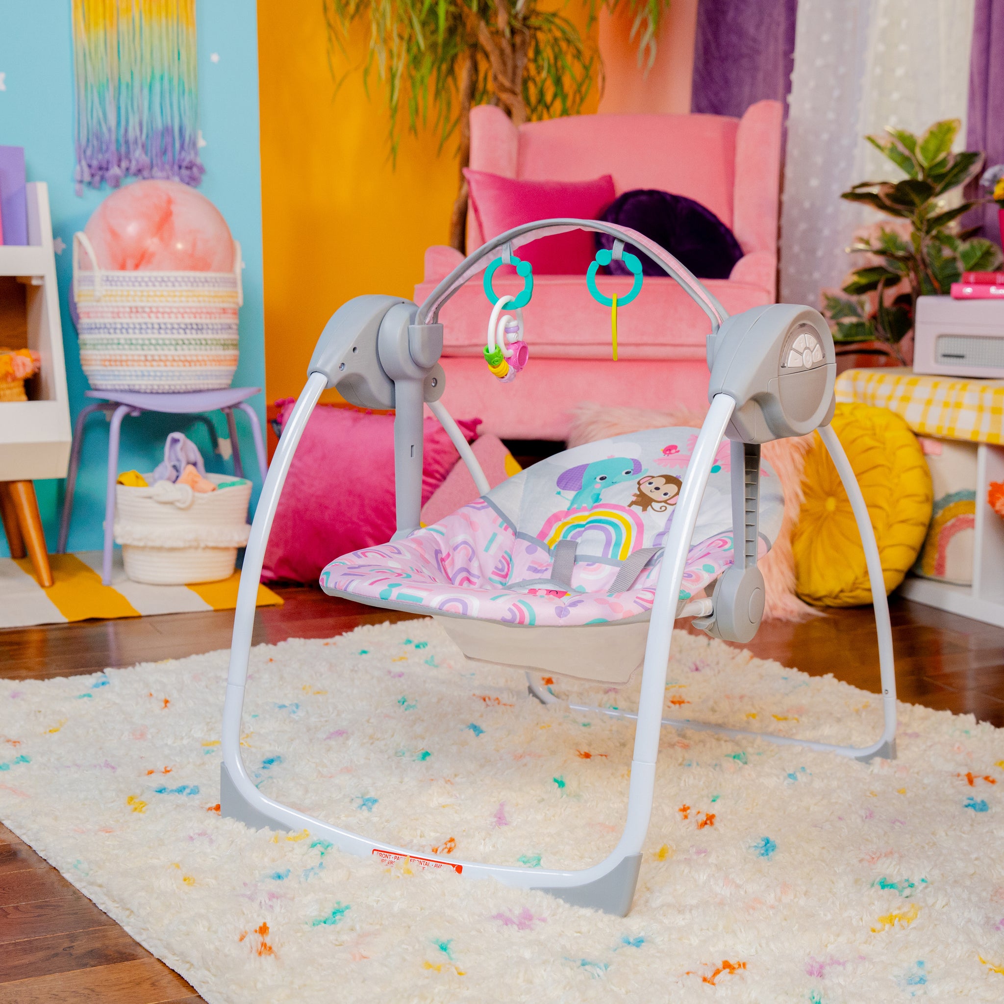 訳あり超特価の通販 Pink Paradise Portable Swing – Kids2, LLC トップス